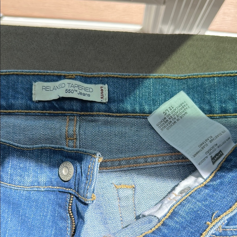 Levi's Blue 550 Relaxed Tapered Jeans